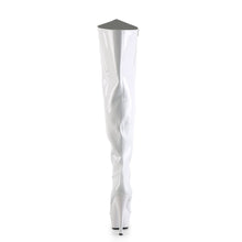 Load image into Gallery viewer, KISS-3010 Pleaser 6&quot; Heel White Patent Pole Dancing Platform