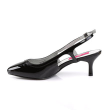 Load image into Gallery viewer, KITTEN-02 Pink Label 2.5&quot; Heel Black Patent Fetish Footwear