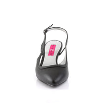 Load image into Gallery viewer, KITTEN-02 Pleaser Pink Label 2.5 Inch Heel Black Fetish Shoe