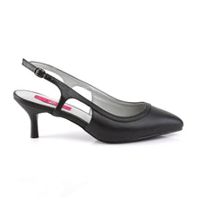 Load image into Gallery viewer, KITTEN-02 Pleaser Pink Label 2.5 Inch Heel Black Fetish Shoe