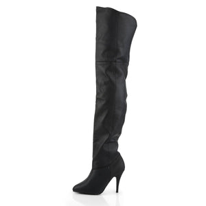 LEGEND-8868 Pleaser 4" Heel Black Leather Fetish Footwear