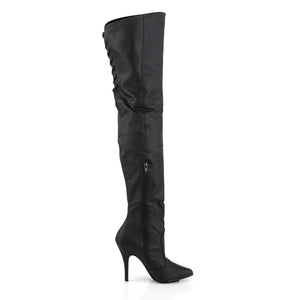 LEGEND-8899 Pleaser 5" Heel Black Leather Fetish Footwear