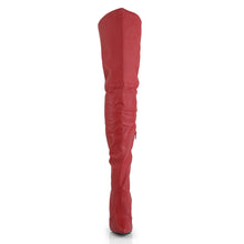 Load image into Gallery viewer, LEGEND-8899 Pleaser 5 Inch Heel Red Leather Fetish Footwear