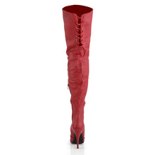 Load image into Gallery viewer, LEGEND-8899 Pleaser 5 Inch Heel Red Leather Fetish Footwear