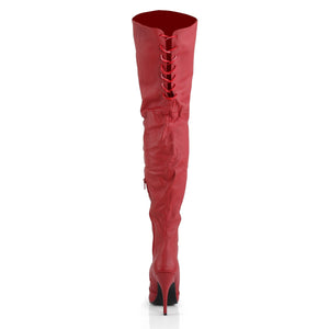 LEGEND-8899 Pleaser 5 Inch Heel Red Leather Fetish Footwear