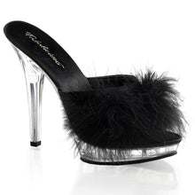 Load image into Gallery viewer, LIP-101-8 Fabulicious 5 Inch Heel Black Satin Sexy Shoes