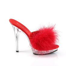 Load image into Gallery viewer, LIP-101-8 Fabulicious 5 Inch Heel Red Satin Sexy Shoes