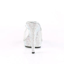 Load image into Gallery viewer, LIP-101DM Fabulicious 5&quot; Heel Clear Bling Posing Comp Heels