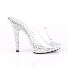 Load image into Gallery viewer, LIP-101DM Fabulicious 5&quot; Heel Clear Bling Posing Comp Heels