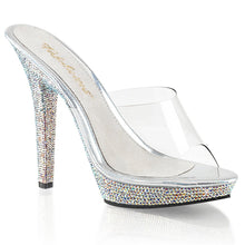 Load image into Gallery viewer, LIP-101DM Fabulicious 5&quot; Heel Clear Bling Posing Comp Heels