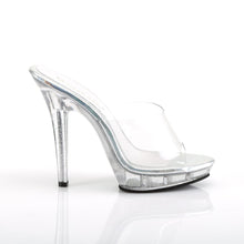 Load image into Gallery viewer, LIP-101MG Fabulicious 5 Inch Heel Clear Competition Heels