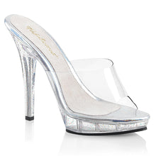 Load image into Gallery viewer, LIP-101MG Fabulicious 5 Inch Heel Clear Competition Heels