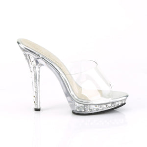 LIP-101SDT Fabulicious 5 Inch Heel Clear Sexy Shoes