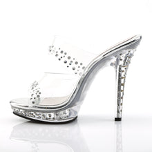 Load image into Gallery viewer, LIP-102RS Fabulicious 5 Inch Heel Clear Posing Comp Sandals