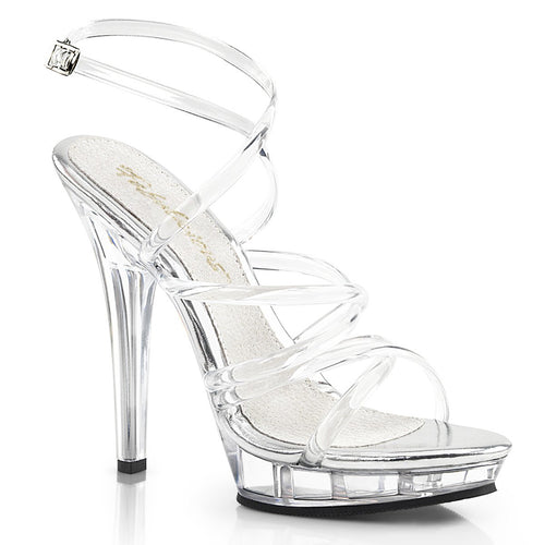 LIP-106 Fabulicious 5 Inch Heel Clear Posing Comp Shoes