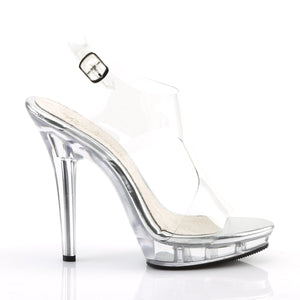 LIP-107 Fabulicious 5 Inch Heel Clear Posing Comp Heels