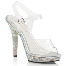 Load image into Gallery viewer, LIP-108DM Fabulicious 5&quot; Heel Clear Rhinestones Sexy Shoes