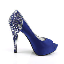 Load image into Gallery viewer, LOLITA-08 Fetish 5&quot; Heel Royal Blue Silk Satin Sexy Shoes