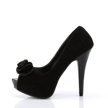 Load image into Gallery viewer, LOLITA-10 Pin Up 5&quot; Heel Black Suede Pu Retro Pin Up Shoes