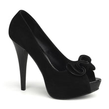 Load image into Gallery viewer, LOLITA-10 Pin Up 5&quot; Heel Black Suede Pu Retro Pin Up Shoes