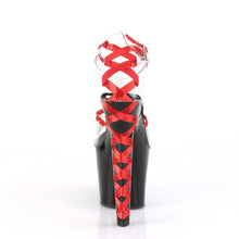 Load image into Gallery viewer, LOVESICK-712 7&quot; Heel Clear and Red Pole Dancing Platforms