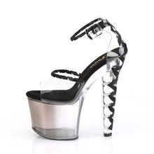 Load image into Gallery viewer, LOVESICK-712T 7&quot; Heel Clear and Black Pole Dancing Platforms