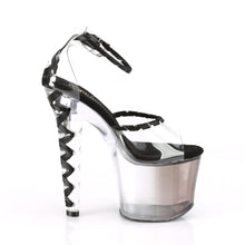 Load image into Gallery viewer, LOVESICK-712T 7&quot; Heel Clear and Black Pole Dancing Platforms