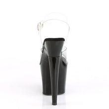 Load image into Gallery viewer, LOVETHORN-708 7&quot; Heel Clear and Black Pole Dancing Platforms