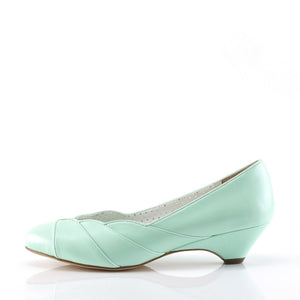 LULU-05 Pin Up Couture Glamour 1.5" Heel Mint Fetish Shoes