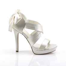 Load image into Gallery viewer, LUMINA-29 Fabulicious 5 Inch Heel Ivory Satin Sexy Shoes