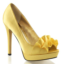 Load image into Gallery viewer, LUMINA-42 Fabulicious 5 Inch Heel Yellow Sexy Shoes