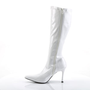 LUST-2000 Funtasma 4 Inch Heel White Patent Women's Boots