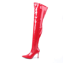 Load image into Gallery viewer, LUST-3000 Funtasma 4 Inch Heel Red Women&#39;s Boots