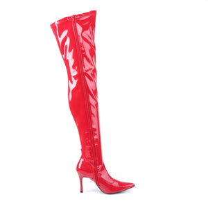 LUST-3000 Funtasma 4 Inch Heel Red Women's Boots