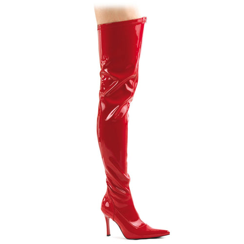 LUST-3000 Funtasma 4 Inch Heel Red Women's Boots