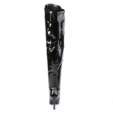 Load image into Gallery viewer, LUST-3000X Funtasma 4&quot; Heel Black Wide Width Knee High Boots