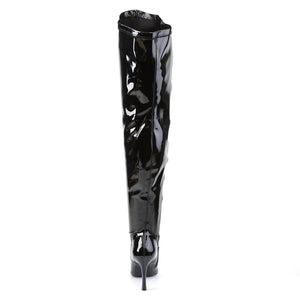 LUST-3000X Funtasma 4" Heel Black Wide Width Knee High Boots