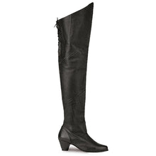 Load image into Gallery viewer, MAIDEN-8828 Funtasma 2.5&quot; Heel Black Leather Women&#39;s Boots