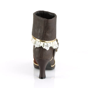 MATEY-115 Funtasma 3" Heel Brown Distressed Pu Women's Boots