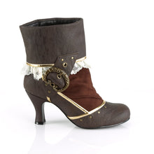 Load image into Gallery viewer, MATEY-115 Funtasma 3&quot; Heel Brown Distressed Pu Women&#39;s Boots