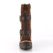Load image into Gallery viewer, MATEY-205 Funtasma 3&quot; Heel Brown Distressed Pu Women&#39;s Boots