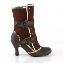 Load image into Gallery viewer, MATEY-205 Funtasma 3&quot; Heel Brown Distressed Pu Women&#39;s Boots