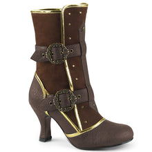 Load image into Gallery viewer, MATEY-205 Funtasma 3&quot; Heel Brown Distressed Pu Women&#39;s Boots