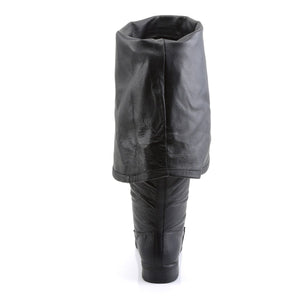 MAVERICK-2045 Black Leather Funtasma Fancy Dress Boots