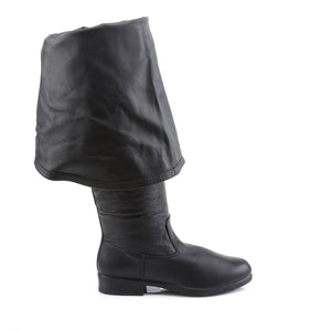 MAVERICK-2045 Black Leather Funtasma Fancy Dress Boots