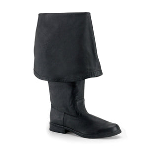MAVERICK-2045 Black Leather Funtasma Fancy Dress Boots