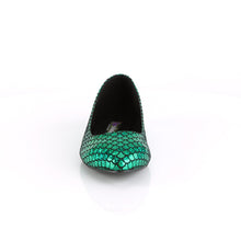 Load image into Gallery viewer, MERMAID-21 Funtasma Green Hologram Women&#39;s Sexy Shoes