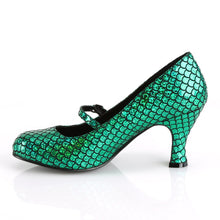 Load image into Gallery viewer, MERMAID-70 Funtasma 3&quot; Heel Green Hologram Women&#39;s Sexy Shoe