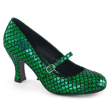 Load image into Gallery viewer, MERMAID-70 Funtasma 3&quot; Heel Green Hologram Women&#39;s Sexy Shoe