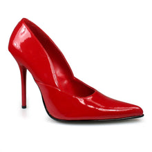 Load image into Gallery viewer, MILAN-01 Pleaser 4.5 Inch Heel Red Fetish Footwear